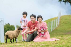 親子 兒童 玩耍 互動 拍照